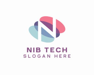 Software App Letter N  logo design