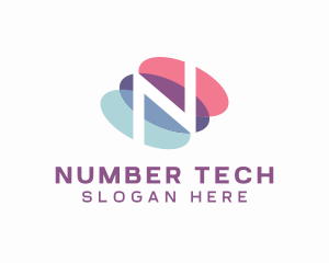 Software App Letter N  logo design