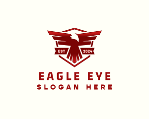 Eagle Shield Aviation logo design