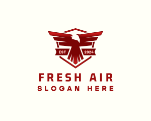 Eagle Shield Aviation logo design