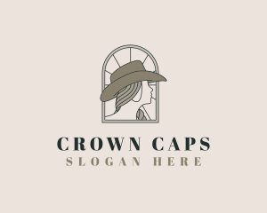 Headwear - Cowgirl Hat Boho Boutique logo design