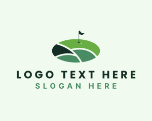 Golf Course - Golf Sports Competition logo design