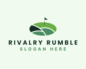Golf Sports Competition logo design