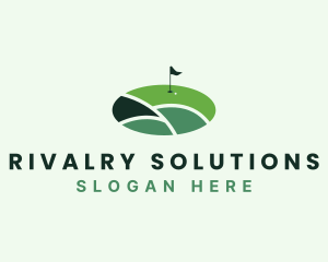 Golf Sports Competition logo design