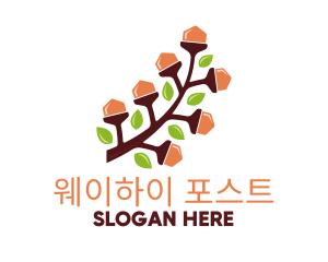 Acorn Nut Branch logo design