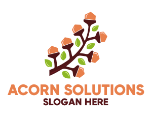 Acorn Nut Branch logo design