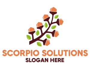 Acorn Nut Branch logo design