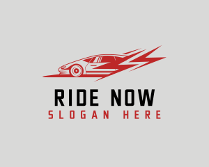 Car Racing Vehicle logo design