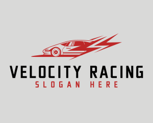 Car Racing Vehicle logo design