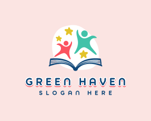 Nursery Children Book logo design