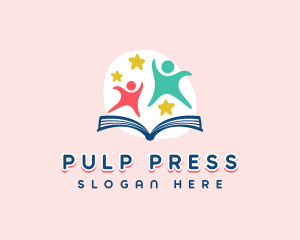 Nursery Children Book logo design