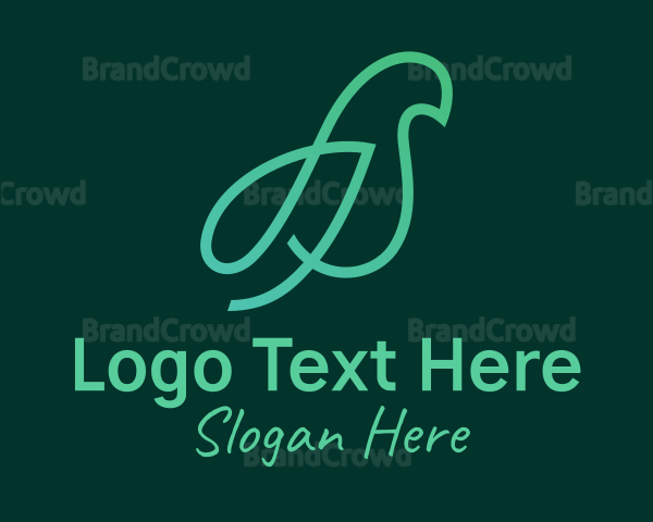Minimalist Stylish Bird Logo