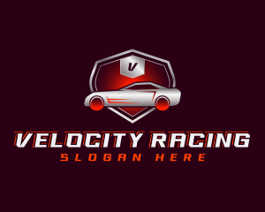 Car Racing Vehicle logo design