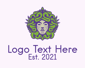 Exotic - Medusa Greek God logo design