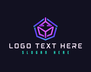 Cyber Technology Cube Logo