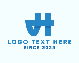 Monogram - Company Brand Letter JH logo design