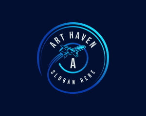 Aviation Airplane Tour logo design