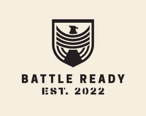 Infantry - Army Eagle Shield logo design