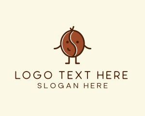 Bean - Coffee Bean Baby logo design