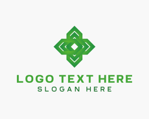 Hospital - Geometric Cross  Religion logo design