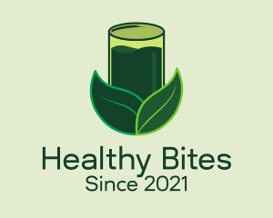 Nutritious - Healthy Green Juice logo design