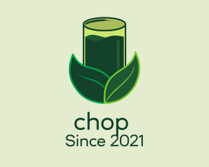 Vegan - Healthy Green Juice logo design
