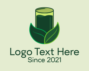 Nutritious - Healthy Green Juice logo design