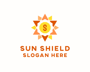 Solar Sun Power  logo design