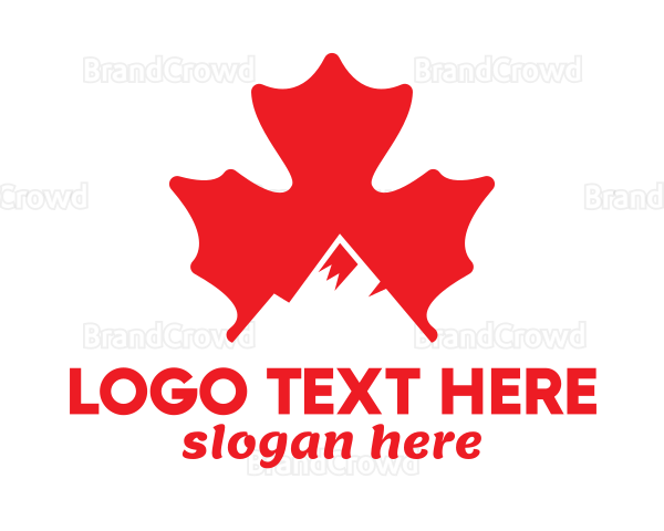 Canadian Mountain Peak Logo