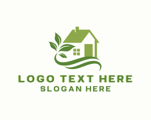 Permaculture - House Lawn Care Landscaping logo design