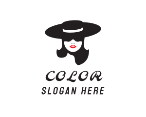 Fashion Woman Silhouette Logo