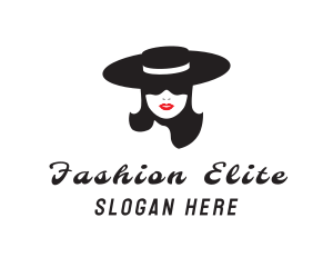 Vogue - Fashion Woman Silhouette logo design