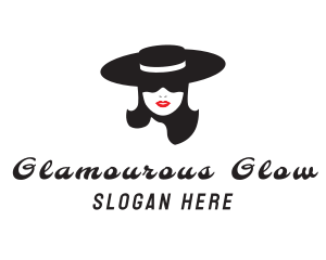Glamourous - Fashion Woman Silhouette logo design