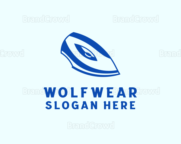 Blue Flat Iron Logo