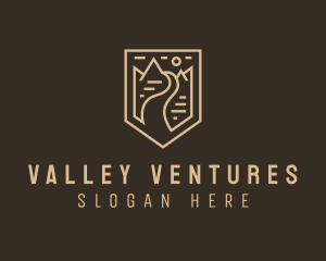 Outdoor Valley Trekking logo design