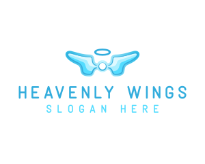 Angel - Angel Wings Memorial logo design