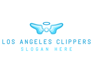 Angel Wings Memorial logo design