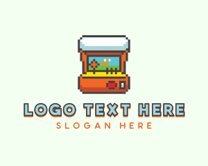 Gaming - Arcade Pixel Videogame logo design