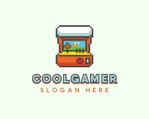 Streaming - Arcade Pixel Videogame logo design