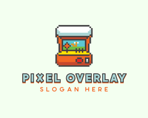 Arcade Pixel Videogame logo design