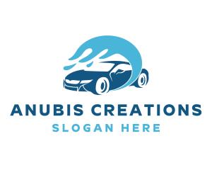 Auto Wash Cleaning logo design