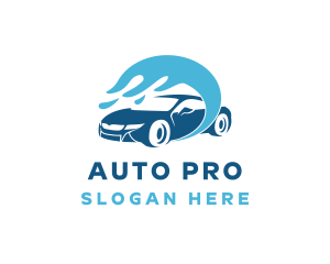 Auto - Car Auto Wash Cleaning logo design