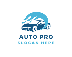 Car Auto Wash Cleaning logo design