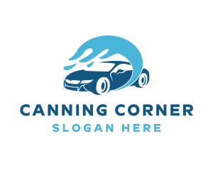 Auto Wash Cleaning logo design