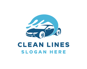 Auto Wash Cleaning logo design