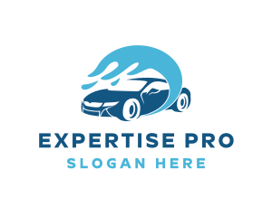 Auto Wash Cleaning logo design