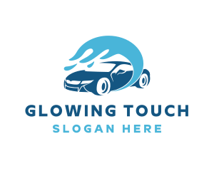 Auto Wash Cleaning logo design