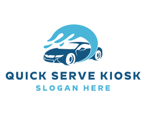 Auto Wash Cleaning logo design