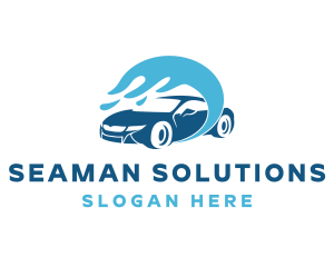 Auto Wash Cleaning logo design