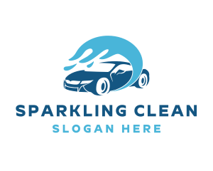 Cleaning - Car Auto Wash Cleaning logo design